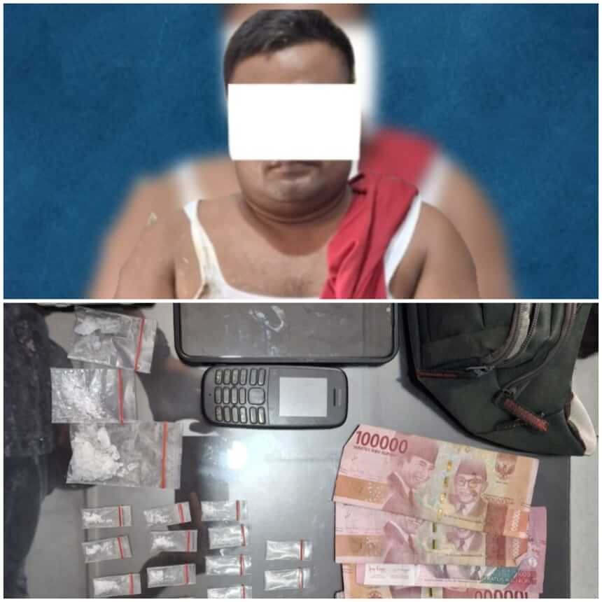 Polisi Amankan Bandar Sabu di Wampu