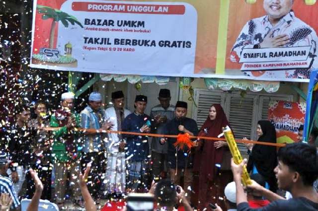 Legislator DPRD Medan Syaiful Ramadhan Buka Kampoeng Ramadan