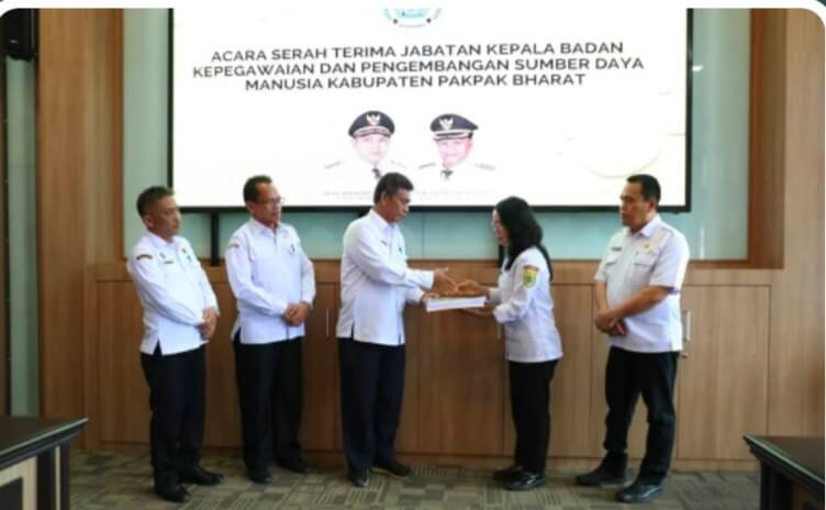 Diamin Sinaga Jabat Kepala Badan BKPSDM Gatikan Sartono Padang