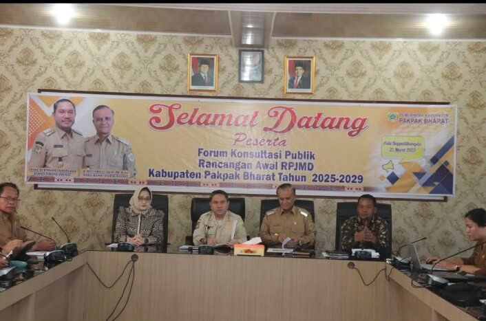 Bupati Pakpak Bharat Buka FKP Ranwal RPJMD Tahun 2025-2029
