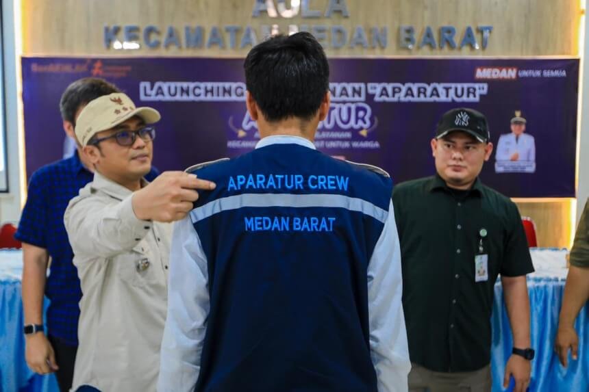 Tingkatkan Pelayanan Publik, Kecamatan Medan Barat Luncurkan APARATUR