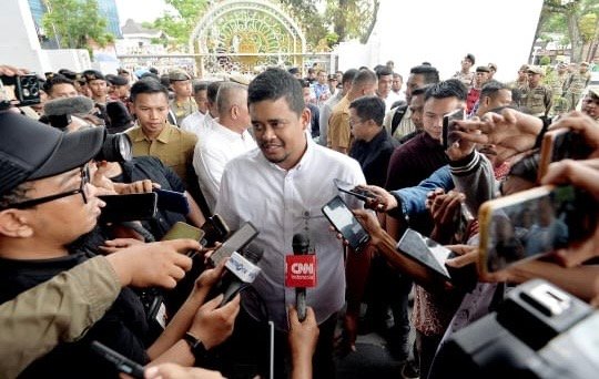 Ribuan Driver Ojol Gelar Aksi Demo, Bobby Nasution Dengarkan Keluhan