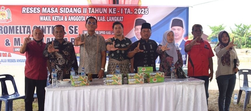 Warga Desa Pelawi Selatan Berharap Kepada Romelta Ginting dan Rifki Aulia Perjuangkan Aspirasi