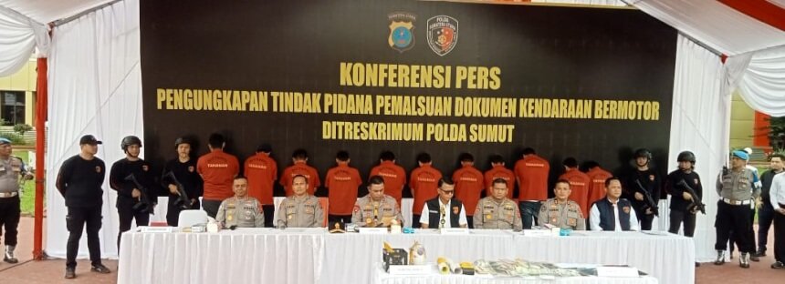 Polda Sumut Ungkap Pemalsuan Dokumen Antar Provinsi, 26 Unit Ranmor 8 Mobil Antik Disita
