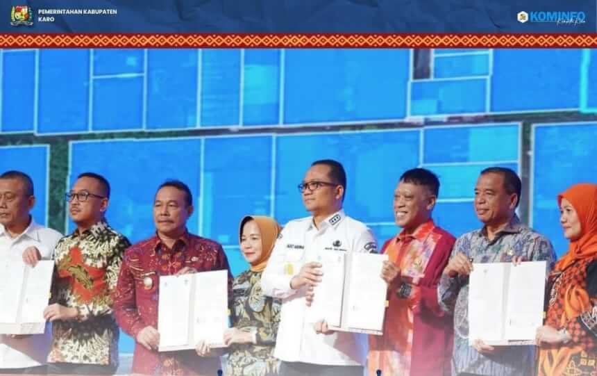Bupati Karo Hadiri Rakor Penanganan Tata Ruang & Pertanahan Sumut