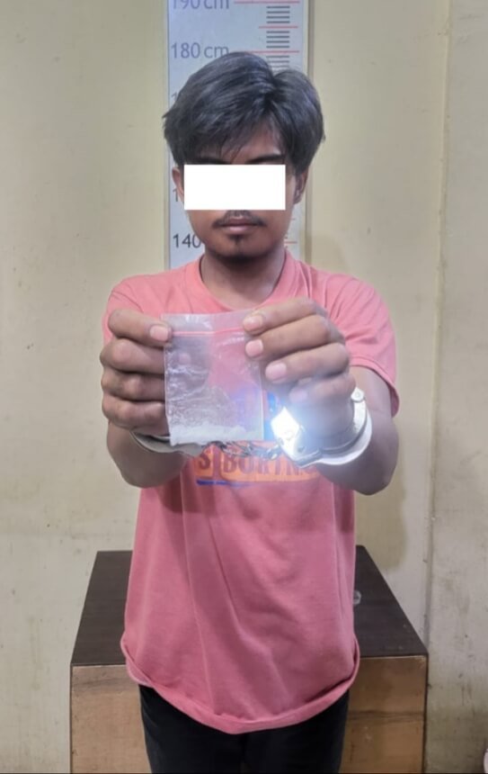 Polres Langkat Tangkap Pemilik Sabu di Dusun VII Desa Besilam