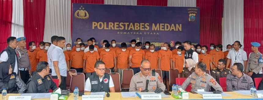 1 Maret – 7 Mei, 124 Kasus Narkoba Diungkap, 156 Pelaku Ditangkap