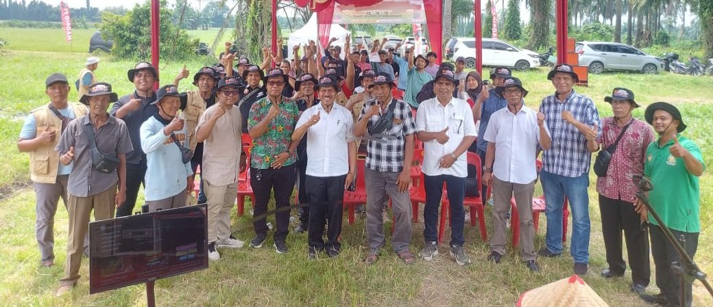 Maruli Siahaan Panen Raya Semangka di Hamparan Perak