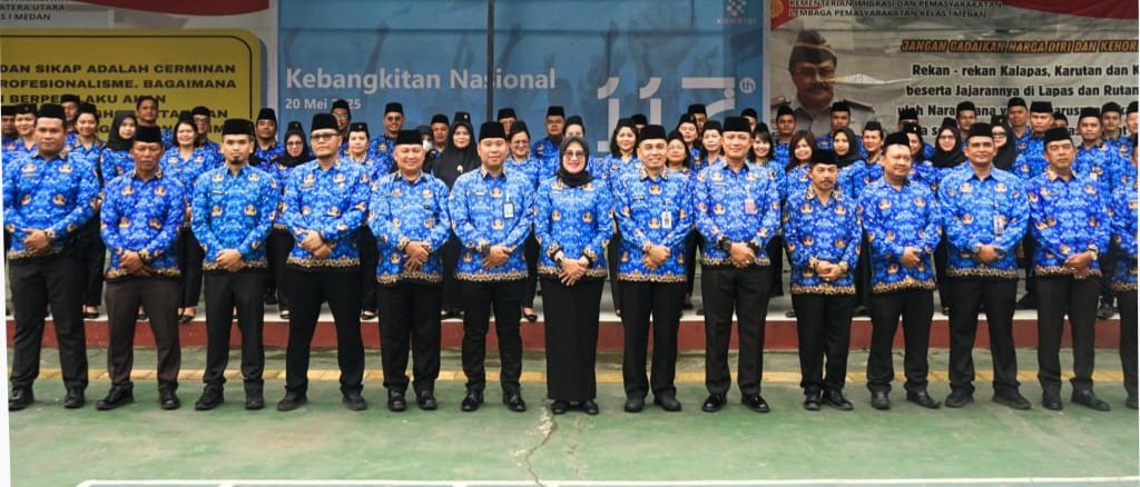 Lapas Kelas I Medan Ikuti Pengarahan Dirjenpas Terkait Penguatan Kehumasan