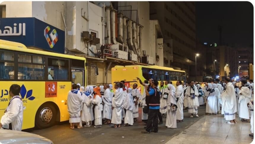 Bus Shalawat Inklusif Siap Antar Jemput Jemaah dari Hotel ke Masjidil Haram
