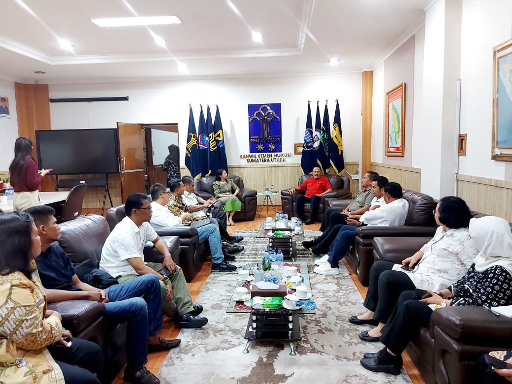 Anggota DPR RI Maruli Siahaan Kunjungi Kanwil Kemenkumham dan Imigrasi Sumut