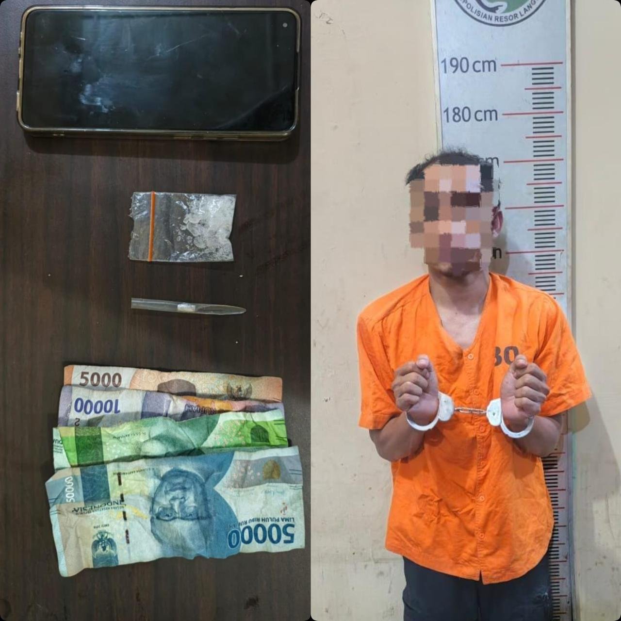 Tak Berkutik, Pemilik Sabu Diringkus Saat Menginap di Hotel Besitang