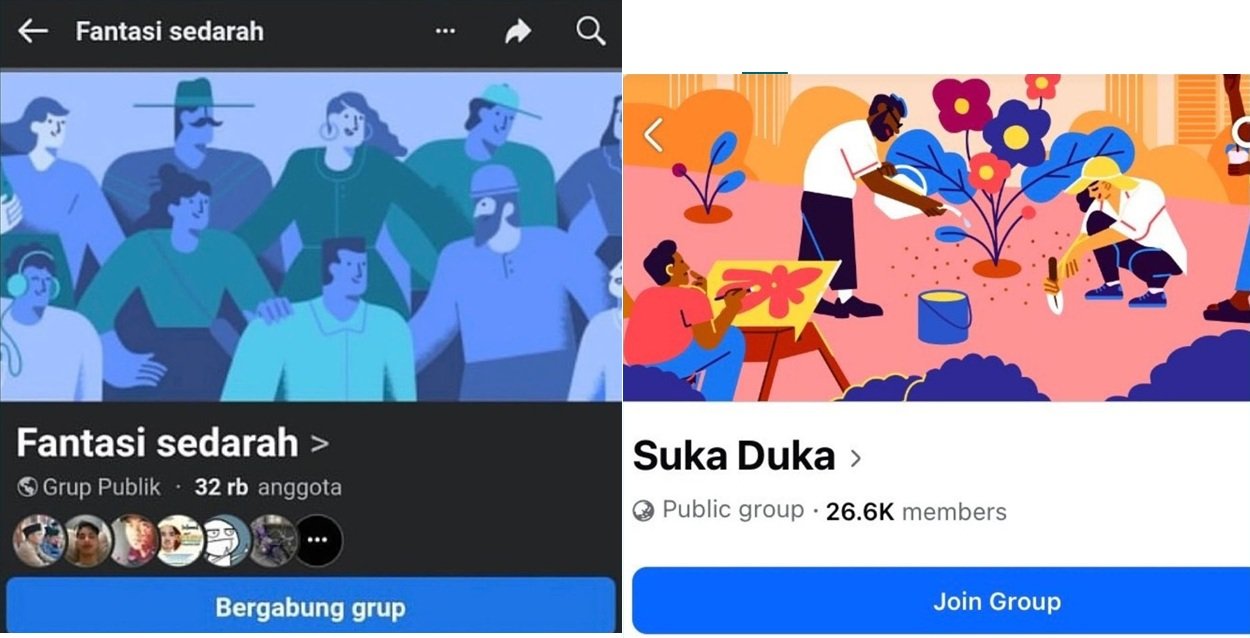 Grup Facebook Fantasi Sedarah Sempat Ganti Nama Jadi Suka Duka : Namun Langsung Hilang!