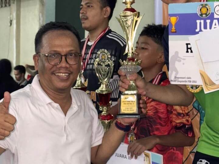 Liga USU Seri 5 Sukses! Banyak Atlet Muda Tenis Meja Tunjukkan Bakat Hebat