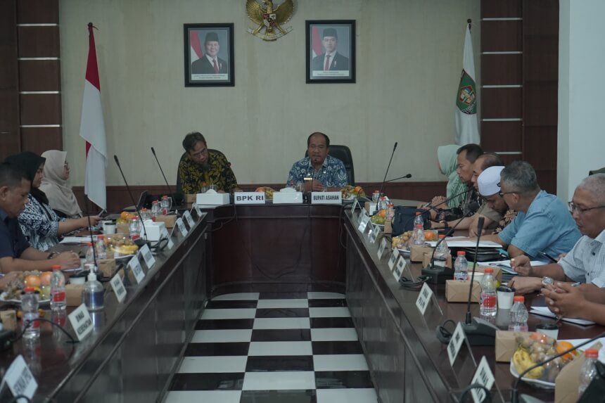 BPK Sumut dan Bupati Asahan Laksanakan Exit Meeting Pemeriksaan Terinci Laporan Keuangan