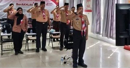 Rutan Labuhan Deli Ikuti Pembukaan Perkemahan Satya Dharma Bhakti Pemasyarakatan