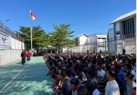 Sebarkan Perubahan Positif, Kalapas Pemuda Langkat berikan Pengarahan ke Warga Binaan