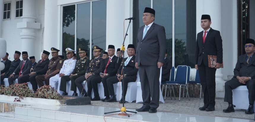 Bupati Asahan Pimpin Upacara Hari Lahir Pancasila