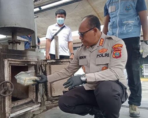 Puluhan Kg Sabu dan Ganja Dimusnahkan
