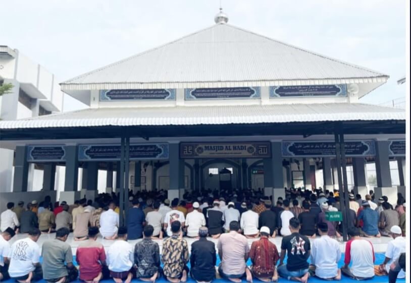 Lapas Pemuda Langkat Laksanakan Sholat Idul Adha dan Potong 3 Hewan Qurban