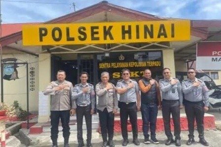 Perkuat Sinergitas dan Kolaborasi, Kalapas Pemuda Langkat Silaturahmi BNNK Langkat, Camat dan Polsek Hinai