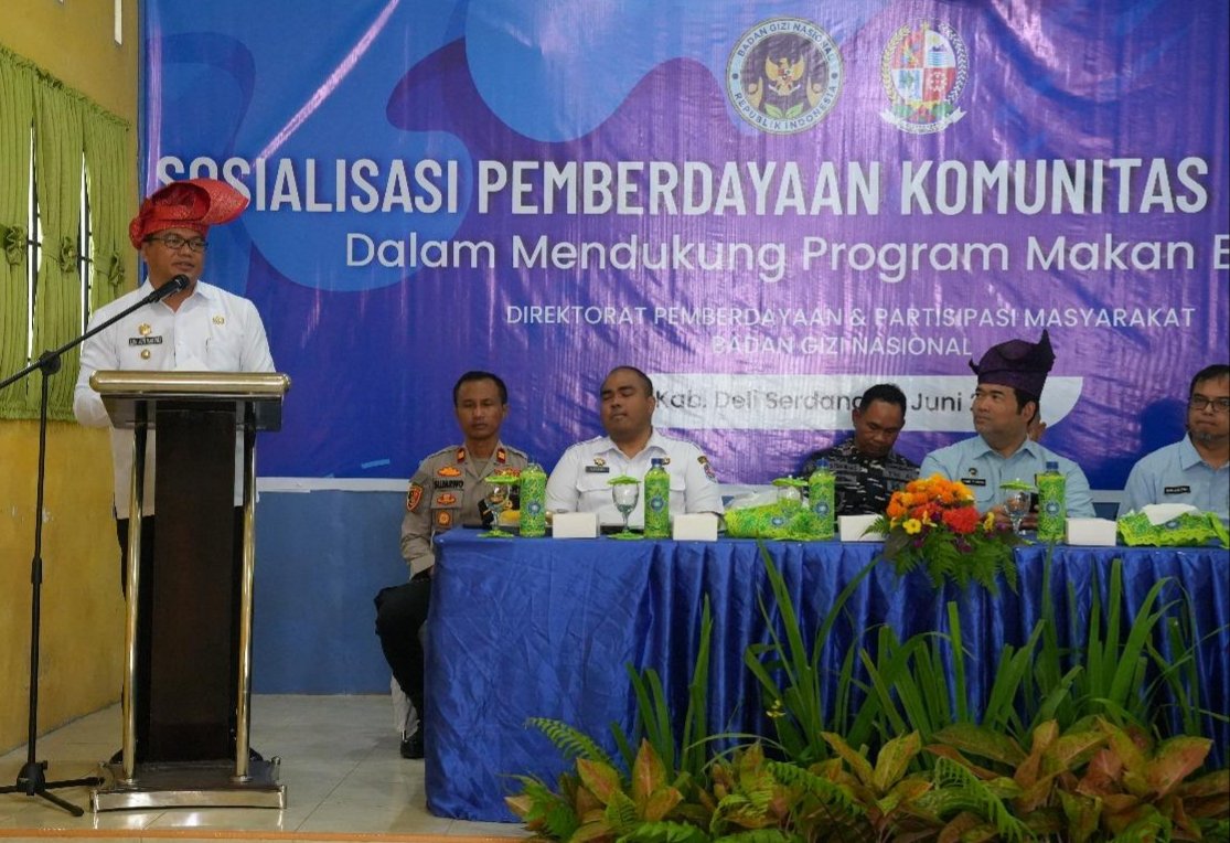 Pemkab Deli Serdang Sambut Program Makan Bergizi Gratis, Dorong Pemberdayaan Komunitas Lokal