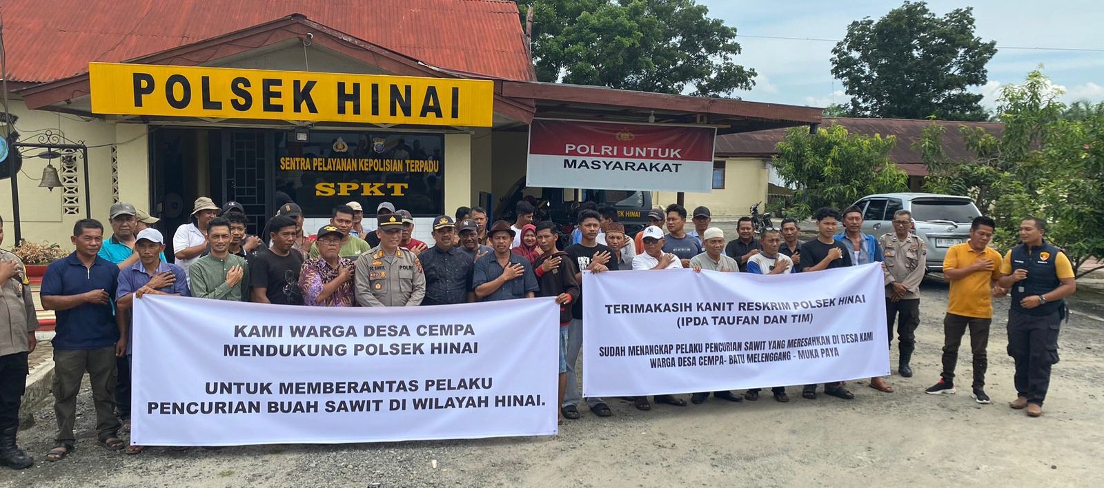 Kasus Pencurian Tahun 2024 Terungkap, Masyarakat dari 3 Desa Ucapkan Terimakasih