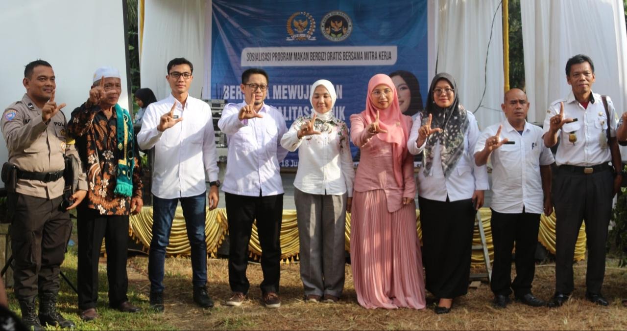 Tim Sosialisasi Program MBG Hadir di Desa Bela Rakyat Langkat