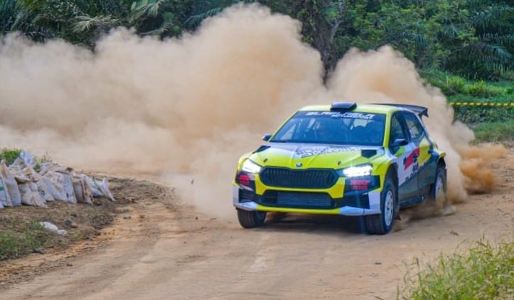 29 dari 33 Peserta Rally Kejurnas Kedua 2025, Jajal Lintasan Rambong Sialang