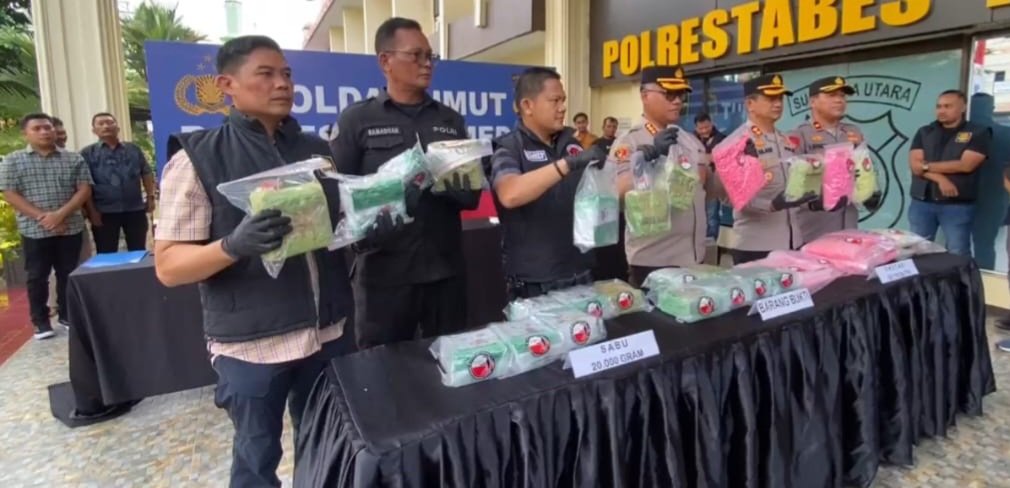 Sarang Narkoba Sei Mencirim Kembali Digerebek, Ini Hasilnya