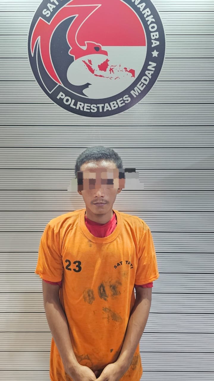 Pengedar Sabu di Patumbak Ditangkap, Polisi Sita Barang Bukti