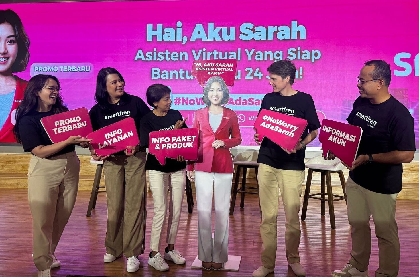 Tingkatkan Kenyamanan Pelanggan, Smartfren Luncurkan Asisten Virtual AI  “Sarah”