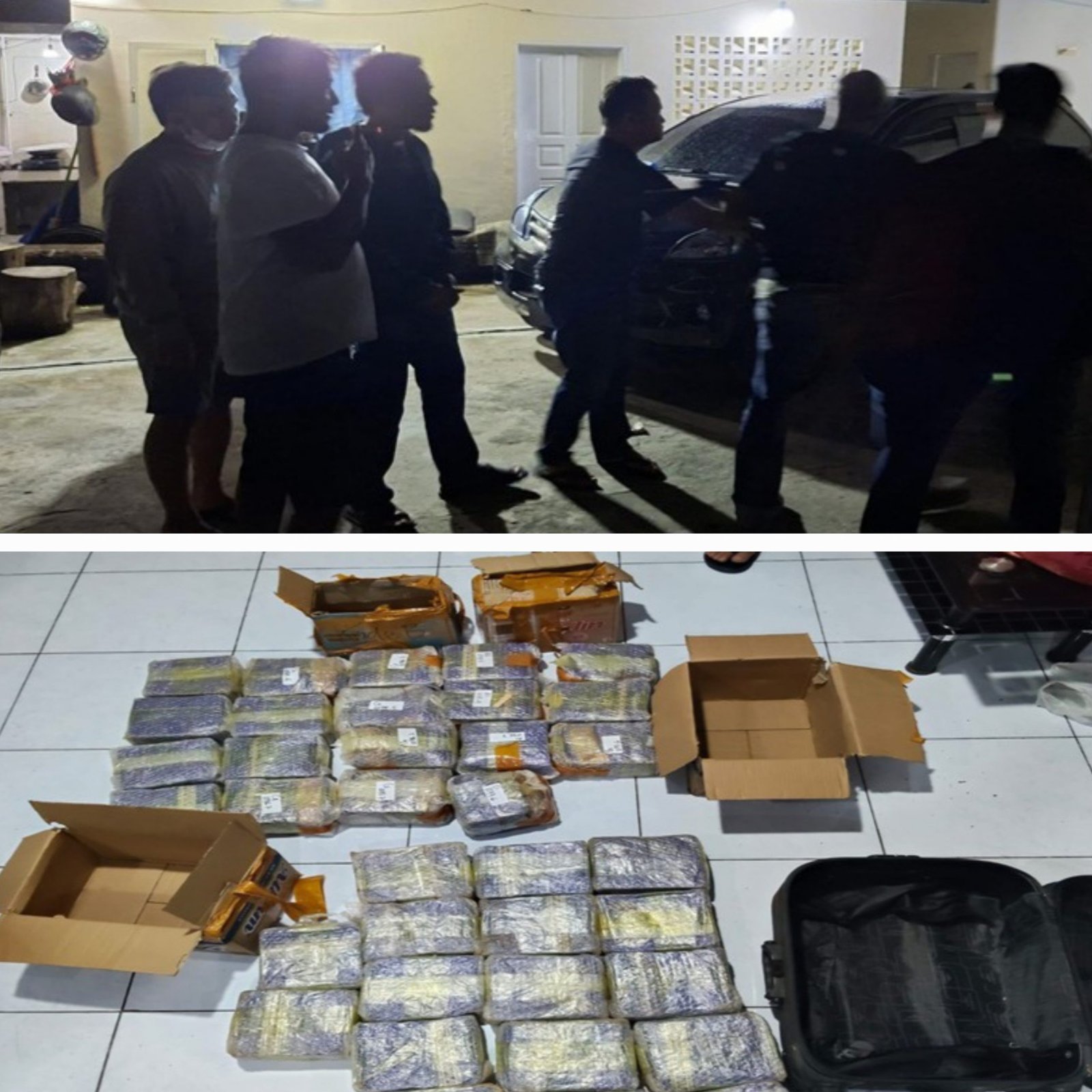 Petugas Gabungan Bongkar Jaringan Narkoba Besar di Medan, 36 Kg Sabu Diamankan