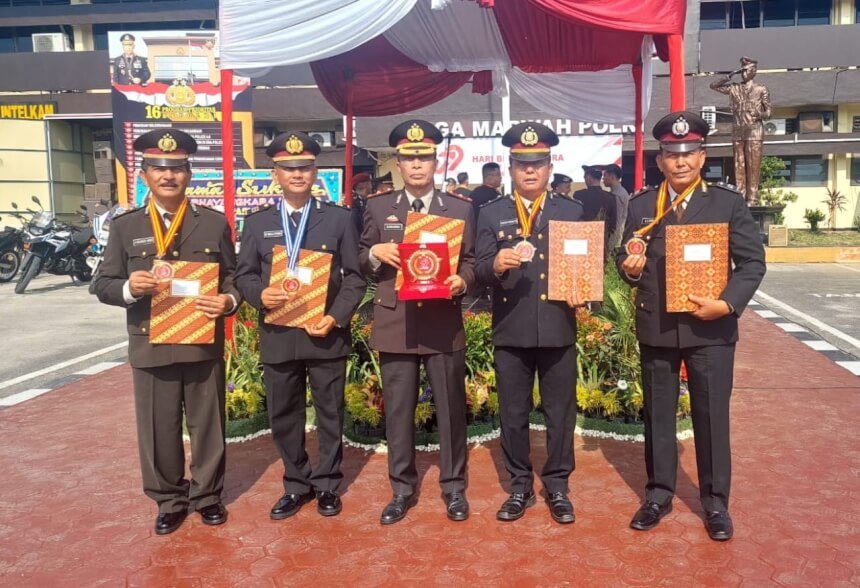 HUT Bhayangkara, Polsek Pancur Batu Raih Penghargaan Terbaik dalam Perlombaan