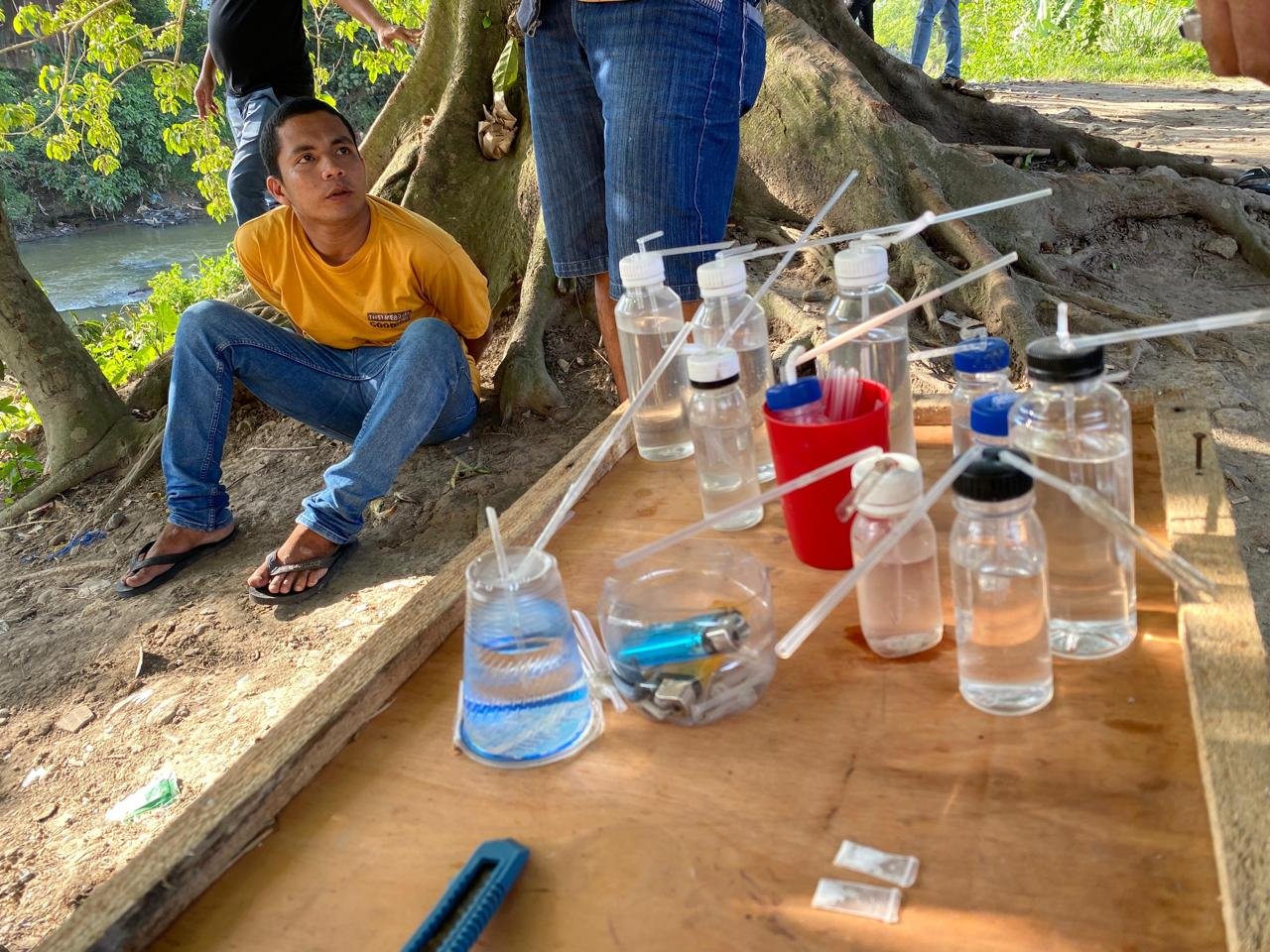 Sarang Narkoba Kampung Lalang Digrebek Polisi