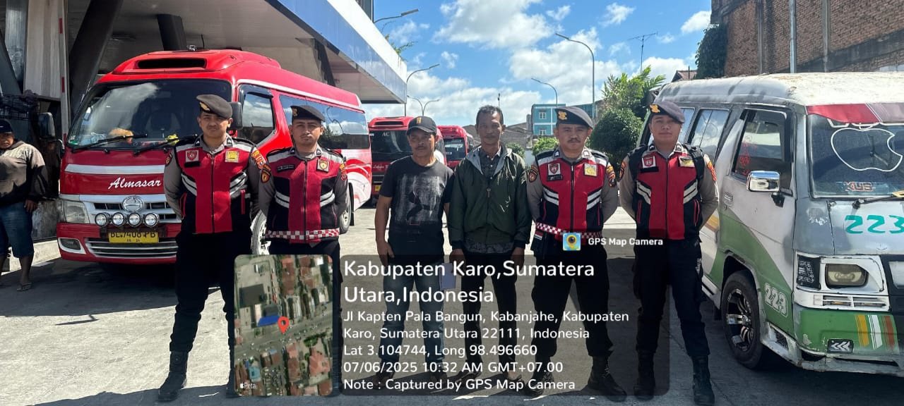 Antisipasi 3C, Satsamapta Polres Tanah Karo Gelar Patroli Dialogis di Area Publik