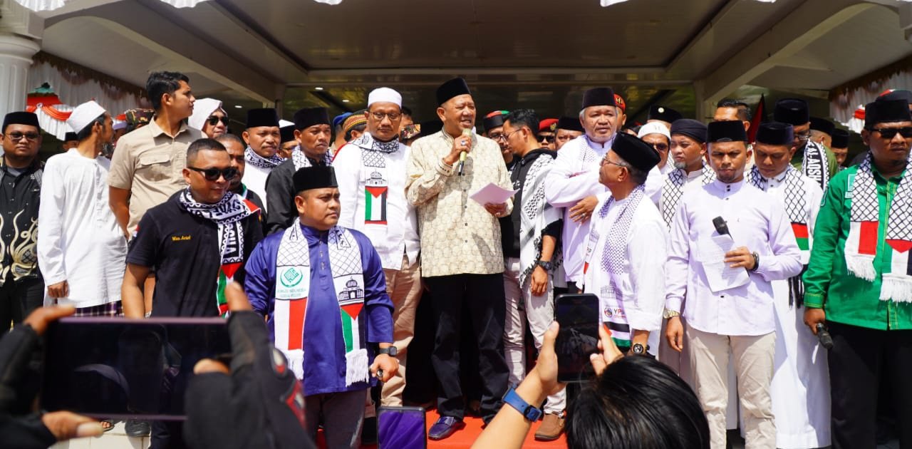 Solidaritas untuk Palestina, Ratusan Masyarakat Aksi Bela Gaza