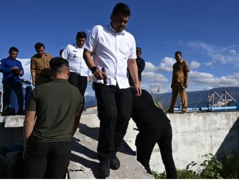 Tinjau Reservoir Tirtanadi Cabang Samosir, Gubsu Akan Tingkatkan Kualitas Air Bersih untuk Masyarakat