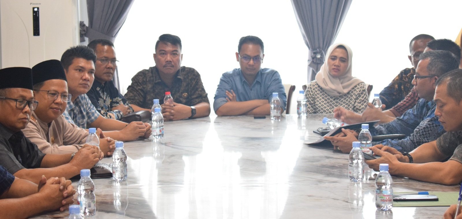 Sebelum Bahas Ranperda RPJMD, Pansus DPRD Langkat Beraudiensi ke Bupati