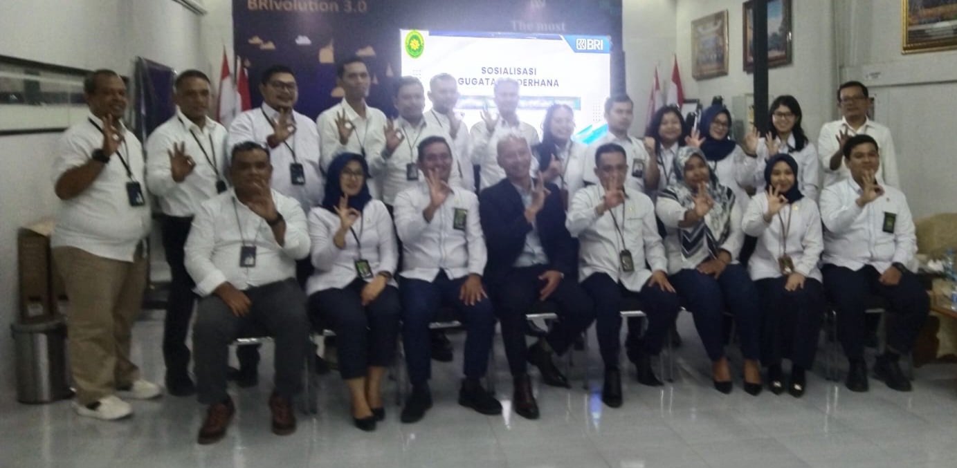 Sosialisasi Gugatan Sederhana BRI BO Panyabungan Bersama PN Madina