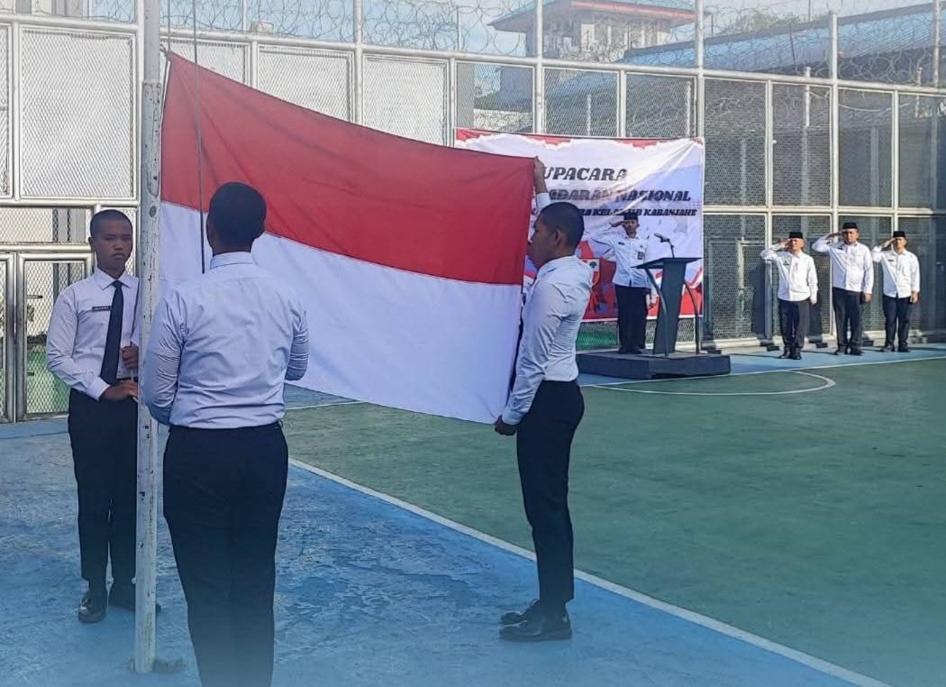 Tingkatkan Semangat Nasionalisme, Rutan Kabanjahe Gelar Upacara Hari Kesadaran Nasional