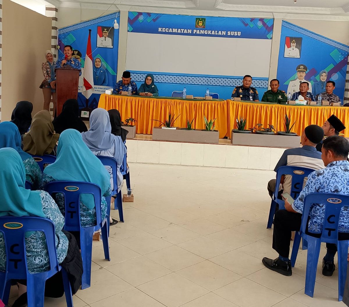 Haru, Pelepasan Purna Tugas Camat Pangkalan Susu