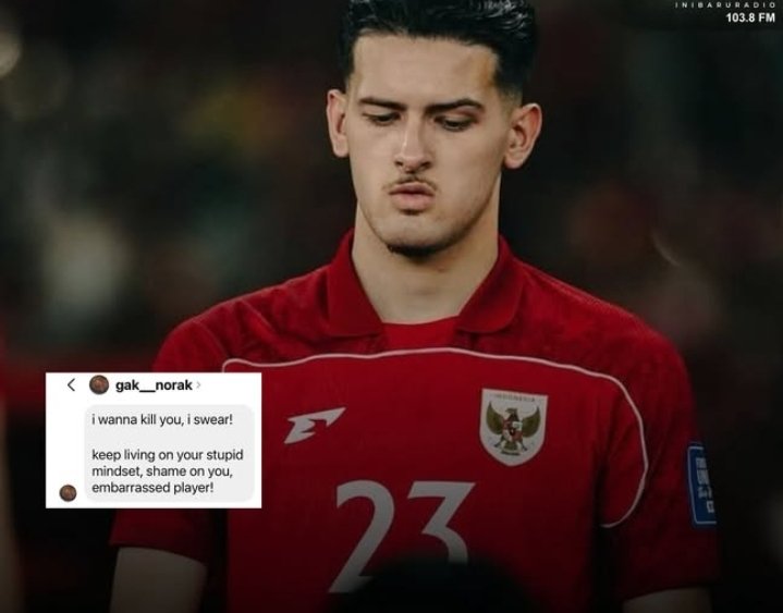Bek Timnas Indonesia Justin Hubner Dapat Ancaman Pembunuhan di Medsos