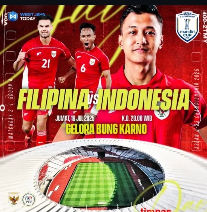 Ingat! Malam Ini Timnas Indonesia U-23 Bakal Hadapi Tim Kuat Filipina