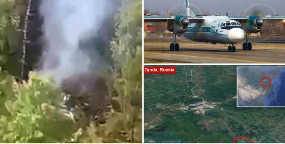 Pesawat Rusia Hilang Ditemukan Terbakar, 43 Penumpang Diduga Tewas