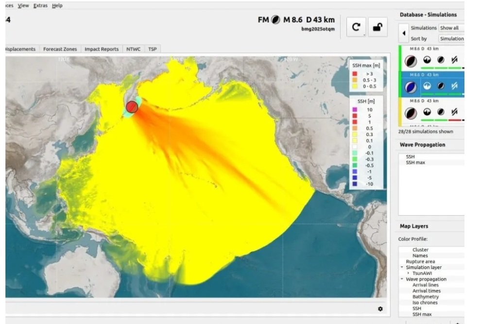 Gempabumi M8.7 di Pesisir Timur Kamchatka Rusia, Berpotensi Tsunami di Wilayah Indonesia