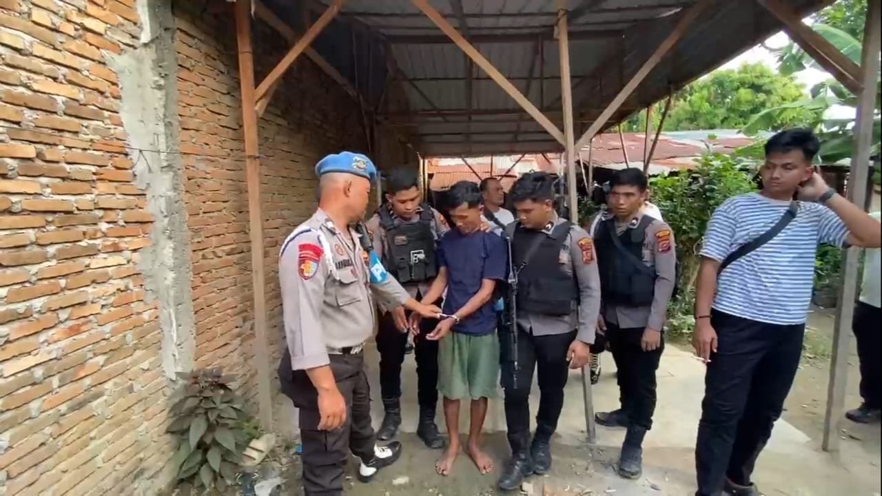 Satres Narkoba Polrestabes Medan Gerebek Sarang Narkoba di Medan Sunggal, Satu Bandar Diringkus