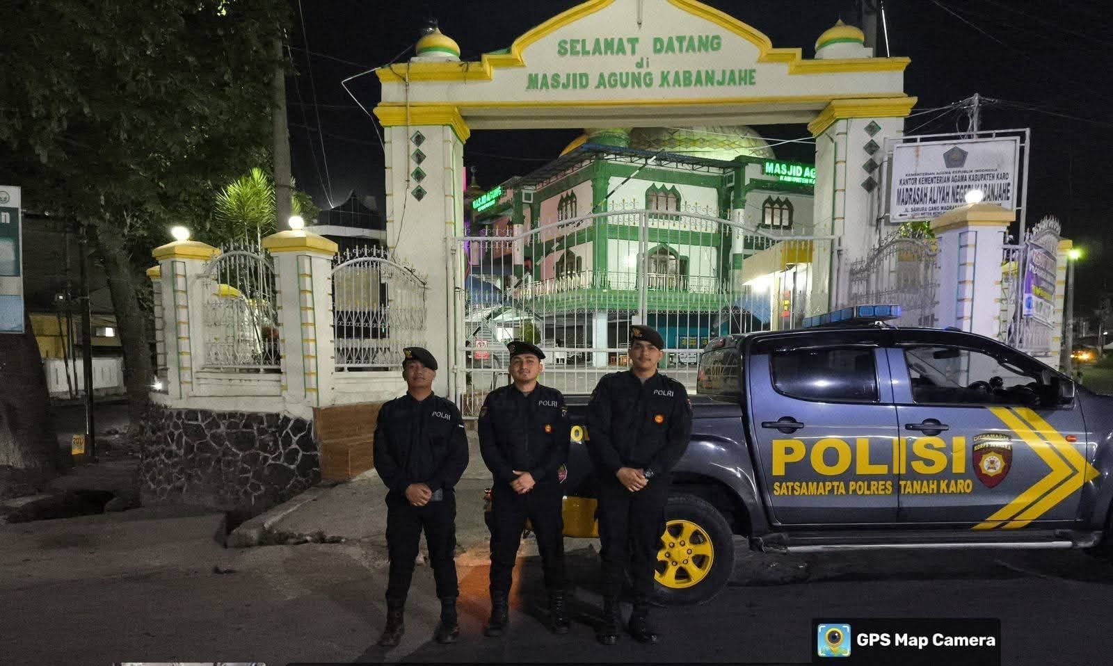 KRYD Dini Hari di Kabanjahe, Sat Samapta Sisir Titik Rawan