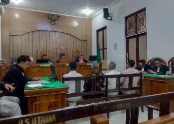 Empat Terdakwa Korupsi Gedung Balei Merah Putih Siantar Diadili