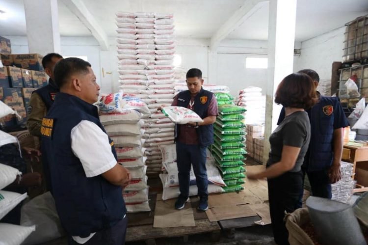 Satgas Pangan Polda Sumut Temukan Penjualan Beras Medium Melebihi HET